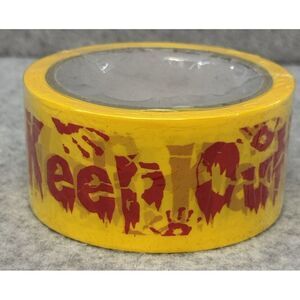 Haunted Keep Out Halloween Props Warning Sign Danger Tape Halloween Decoration
